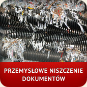 przemysłowe niszczenie dokumentów